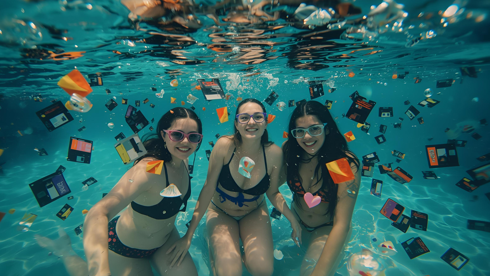 Weekend Clicks 5: Pools, Floppies, and a Heap of Whoas